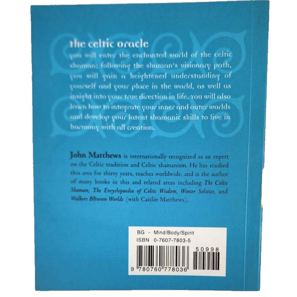 The Celtic Oracle John Matthews 40 Tarot Cards + 224p Book Divination - Picture 6 of 12